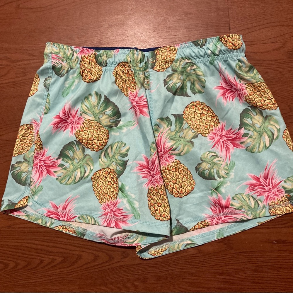 Pineapple print shorts